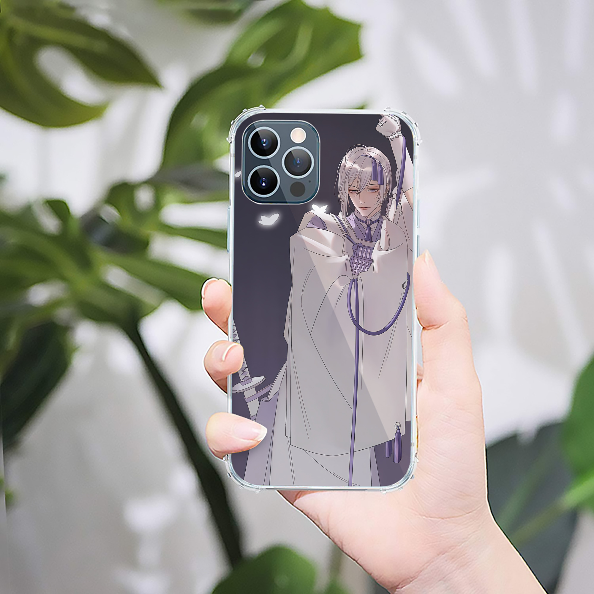 （画像用） 刀剣乱舞 Touken Ranbu 【iPhone 12シリーズ対応】透明スマホケース（クリアソフトケース）